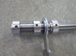 Aluminum Bushings and Bearing on Axle Shaft.